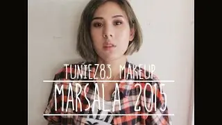 Makeup Tutorial : MARSALA color of 2015