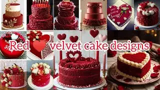 40+unique Red ♥️velvet cake designs/theme cake/birthday cake/anniversary cake #cake #cakedecorating 