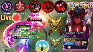 DYRROTH HACK DAMAGE + LIFESTEAL BUILD 2026!BEST DYRROTH BUILD FOR EASY RANK PUSH | #ONESHOT💀