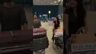 Keith Sequeira & Rochelle Rao spotted at airport #bollywoodlens #keithsequeira #rochellerao #spotted