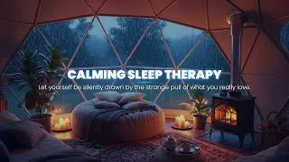 Peaceful Kalimba & Soft Rain - Relaxing Sleep Music, Stress Relief, Meditation Music