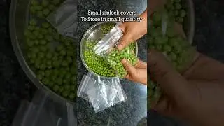 Correct method to Store Green Peas in Refrigerator#shorts