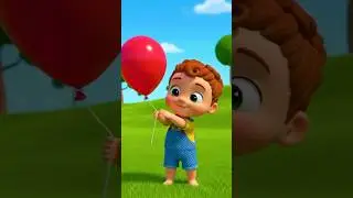 Learn Colors with Balloons 🟢🔴🔵🟡 | Cartoon for Kids | Nursery Rhymes & Kids Songs #shorts #baby