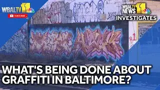 What's being done about graffiti spreading in Baltimore?