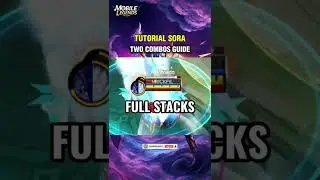 TUTORIAL SORA ✅ TWO COMBOS GUIDE #mobilelegends #shortvideo #shorts