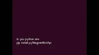 Create Custom Telegram Bot in Python
