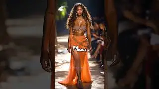 Disney Princesses as Super Models #disney #disneyprincesses #fashion