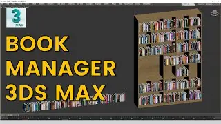 Modeling Bookshelf With Book Manager Script For 3ds Max | Eris Graphic