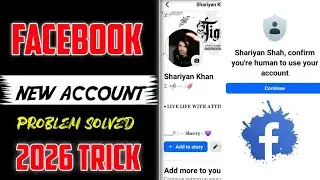 HOW TO FACEBOOK NEW ACCOUNT CREATED FIX | WITHOUT DISABLED CREATE FACEBOOK ACCOUNT ❤️✨