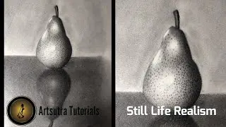 Step by step process of drawing a still life drawing