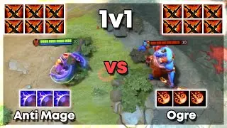 6x Sane and Yasha Anti Mage vs 6x Sange and Yasha Ogre - Dota 2 1v1