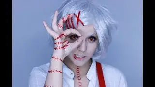 JUUZOU SUZUYA - TOKYO GHOUL MAKEUP | Maquiagem Cosplay Como Fazer
