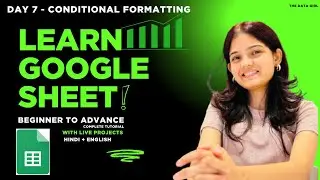 Master Conditional Formatting in Google Sheets | Beginner to Advanced