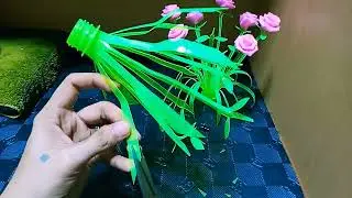 diy rose Flowers using recycle plastic bottle video tutorial