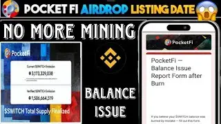 Pocket fi new update || Pocket fi Balance Issue || Pocket fi Price Prediction || Pocket fi Update ✌️
