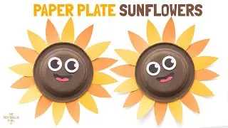 How to Make a Paper Plate Sunflower