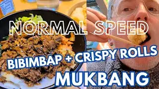 Authentic Korean Flavors at Sen Restaurant (Normal Speed Mukbang)