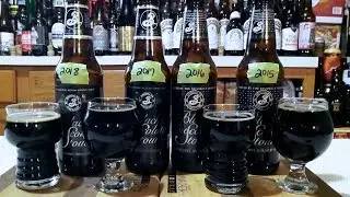 Brooklyn Black Chocolate Stout 2018, 2017, 2016 & 2015 (10% ABV) DJs BrewTube Beer Review #1197-1200