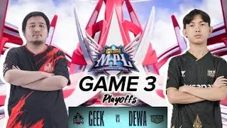 GEEK VS DEWA GAME 3 | MPL ID S12 | PLAYOFFS DAY 1