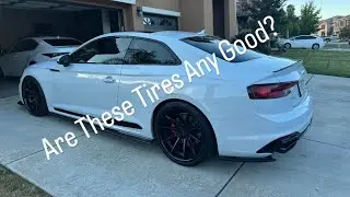 600-сильный Audi RS5 с двойным турбонаддувом против Lexani LX. Двадцать шин под дождем.