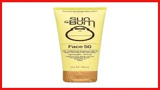 Sun Bum Original SPF 50 Sunscreen Face Lotion  Vegan and Reef Friendly Octinoxate & Oxybenzone