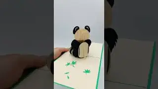 Panda Pop Up Card #panda #birthdaycard