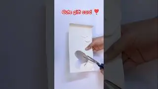Diy cute gift card ❤️ #cutepacking #craft #giftideas