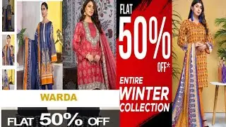 warda new arrival sale flat 50%off || warda winter sale 2020 with price In Pakistan #sa vlogs