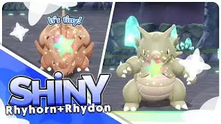 [Live] 2 in 1 Let's Go Shiny Rhyhorn + Rhydon!