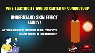 Skin Effect |High-Frequency Currents Avoid the Center of a Wire ?  