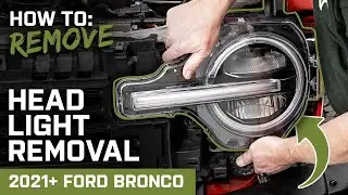 Как снять штатные фары | Ford Bronco 2021+