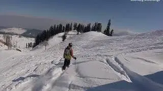 Gulmarg Skiing 2018,Boom runs.