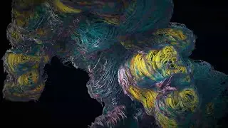wires represent Temperature field of a pyro simulation, file included