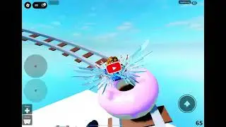 Create a cart ride | Vivaan drop the Donut 🍩 Off A High Place (Roblox) 