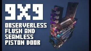 Smallest Observerless 9x9 Flush Seamless Piston Door [Edit]