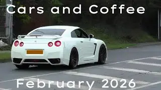 Cars leaving Cars and Coffee February 2026