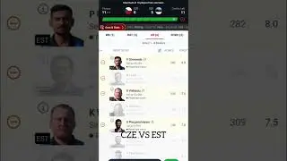 #ecst10 #cricketdream11team #czevsest #estvscze