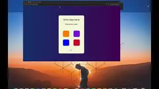 Simon says game created using HTML, CSS and Javascript