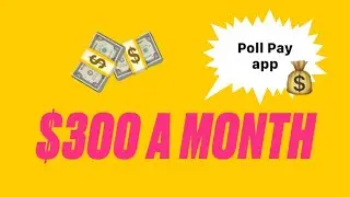 Make $300 a month with Poll Pay app!!