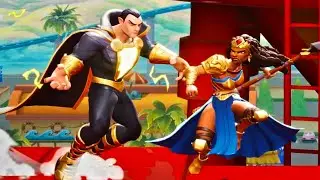 MultiVersus - Nubia and Black Adam Unique Interactions HD