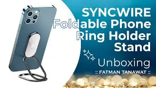 How to install SYNCWIRE Foldable Phone Ring Holder Stand | SYNCWIRE Cell Phone Ring Holder Stand
