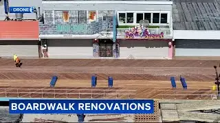 Multi-million dollar boardwalk renovations in Wildwood, N.J. almost complete
