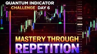 Trading Mastery = Repetition | Quantum Indicator Challenge Day 6 