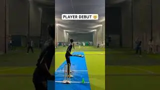 Cricket Player Impact Debut 🔥 Batting And Bowling Skills Displayed With Pace 🎯 #cricket #shorts