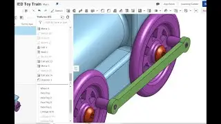 Linkage Arm, IED Toy Train, CAD Model Onshape