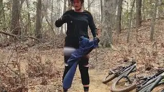 Mountain Bike Pants with Built-in Knee Pads