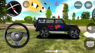Dollar 💵 ( Song ) New Modified Police 🚨 Bolero | mala and Tyres Light Decoration | Indian Cars 3d