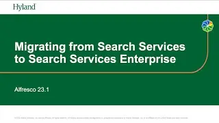Alfresco 23.1: Upgrade from Search Services to Search Enterprise