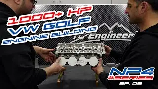 Сборка двигателя VW Golf мощностью 1000 л.с.+ &mdash; серия NP4 2021 г., выпуск 02 &mdash; TC Engineering &mdash; GOLF NP4 &mdash; сделано в Италии