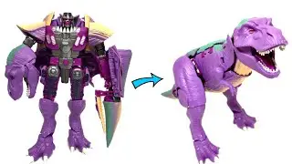 Kingdom Megatron Transformation - Transformers War for Cybertron Trilogy
